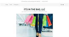 Desktop Screenshot of itsinthebagllc.com